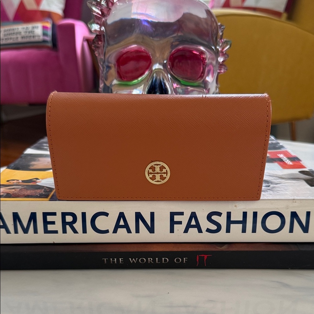 Authentic Tory Burch Orange Sunglasses Case